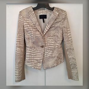 BCBG Animal Print Blazer
